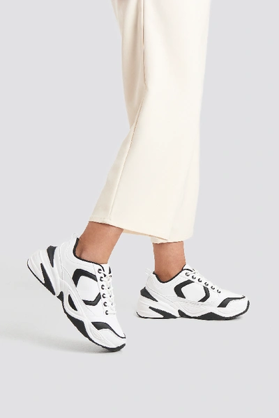 Emilie Briting X Na-kd Street Chunky Sneaker White In Black/white | ModeSens