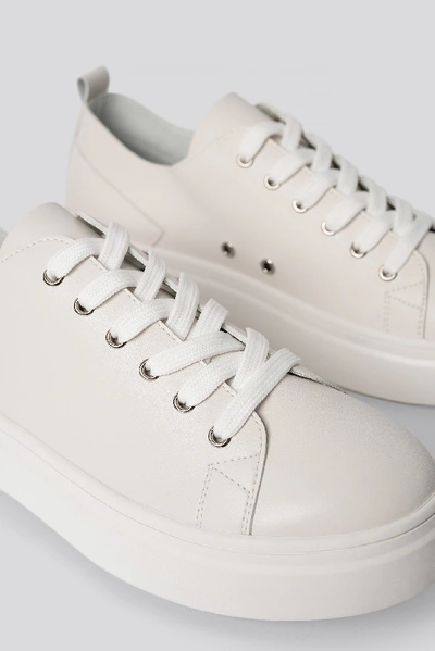 Shop Na-kd Soft Upper Basic Sneakers - White