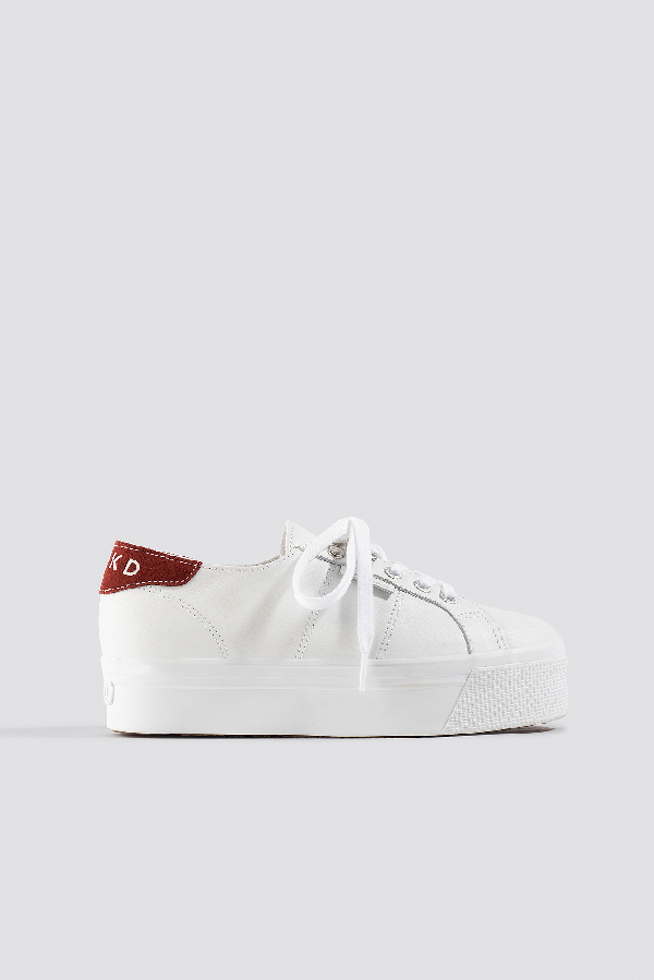 superga leather flatform