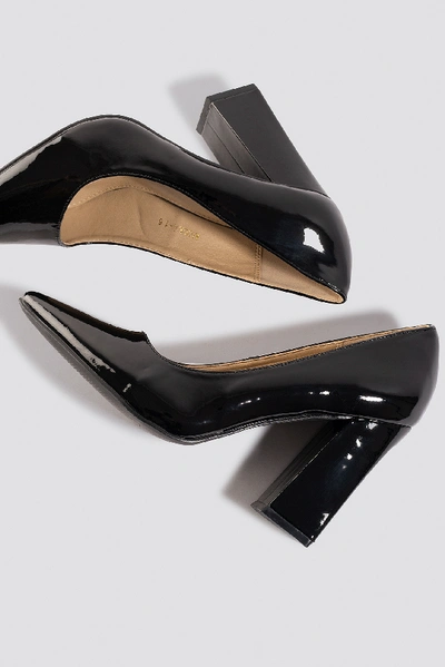 Shop Raid Mouna Pumps Black In Black Patent