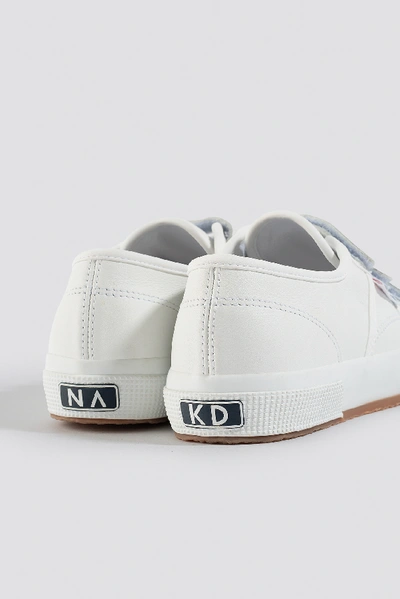 Shop Superga X Na-kd Velcro Sneaker White