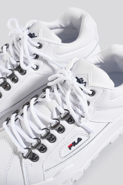 Shop Fila Trailblazer Wedge Wmn Sneaker White In White/navy/red