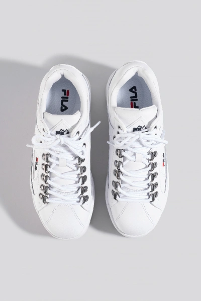 Shop Fila Trailblazer Wedge Wmn Sneaker White In White/navy/red