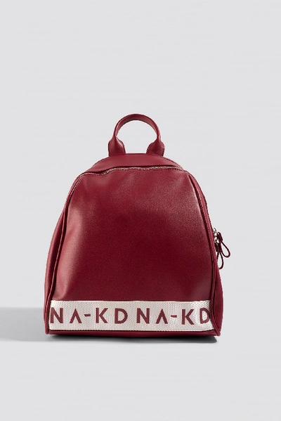 Shop Na-kd Backpack - Red In Bordeaux