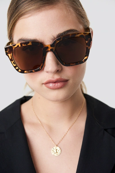 Shop Corlin Eyewear Modena Sunglasses - Brown In Havanna