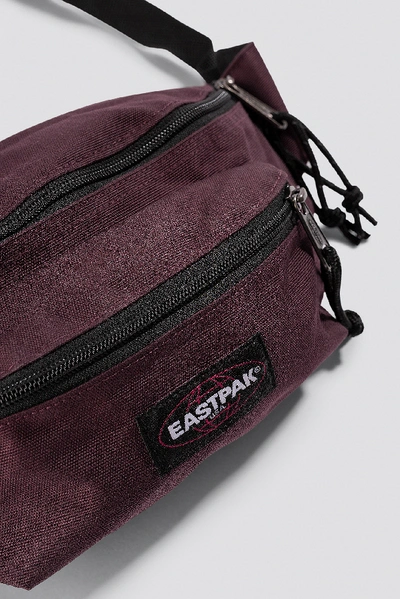 Shop Eastpak Doggy Bag Purple In Punsch Wine