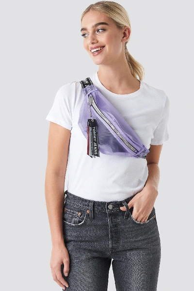 Tommy Hilfiger Logo Tape Bumbag Mesh Purple In Pastel Lilac ModeSens