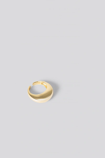 Shop Na-kd Gold Plated Chunky Ring - Gold