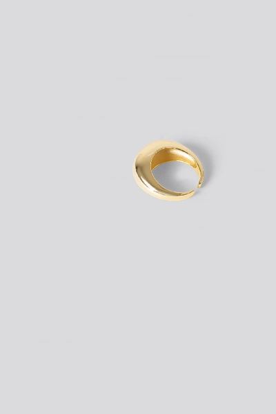 Shop Na-kd Gold Plated Chunky Ring - Gold