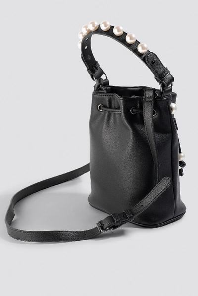Shop Camille Botten X Na-kd Pearl Pouch Bag Black