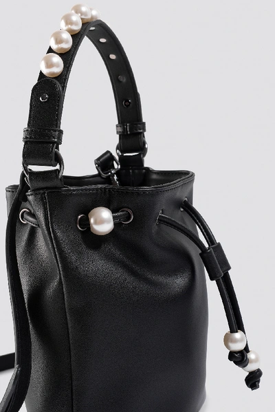 Shop Camille Botten X Na-kd Pearl Pouch Bag Black