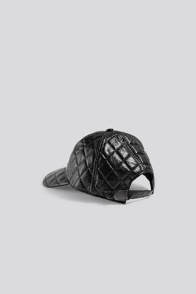 Shop Na-kd Quilted Baseball Cap - Black