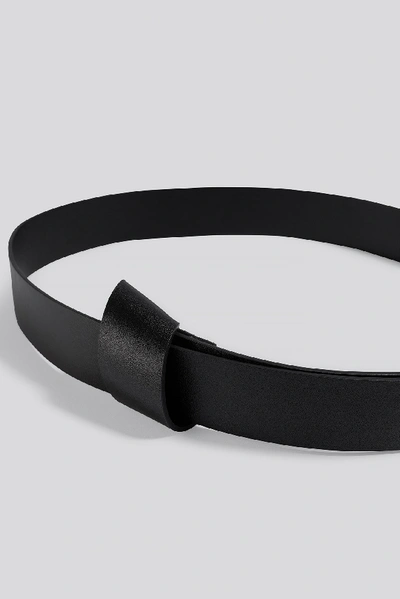 Shop Na-kd Knotted Waist Belt Black