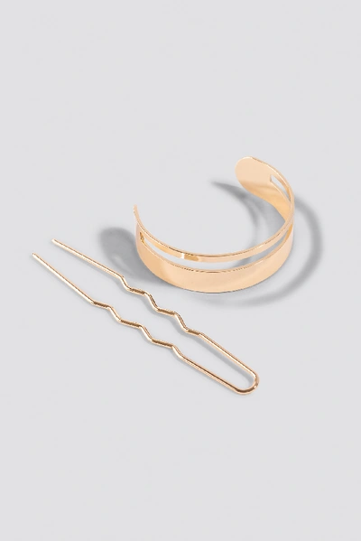 Shop Na-kd Circle Hair Pin - Gold