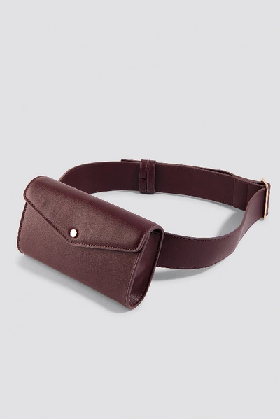 Shop Chloé Pu Belt Bag - Purple In Brown