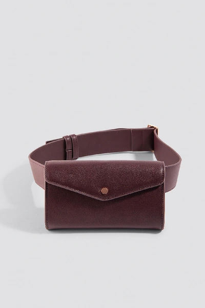 Shop Chloé Pu Belt Bag - Purple In Brown