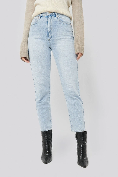 Shop Abrand High Slim Jeans Blue In Wild Thing