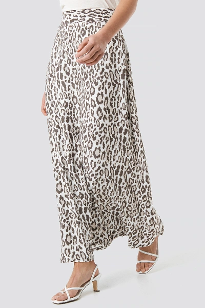 Shop Kaesutherlandxnakd Leopard Maxi Skirt - Multicolor