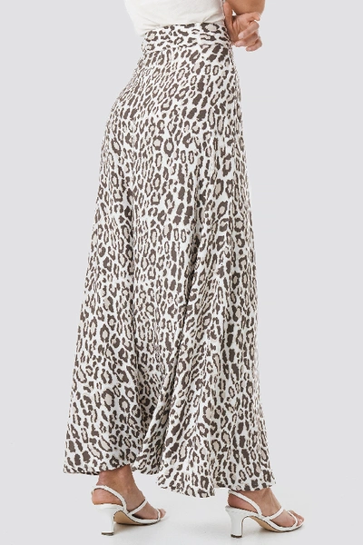 Shop Kaesutherlandxnakd Leopard Maxi Skirt - Multicolor
