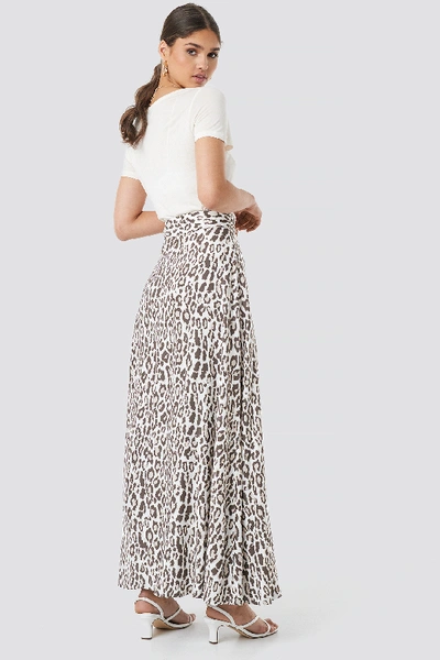 Shop Kaesutherlandxnakd Leopard Maxi Skirt - Multicolor