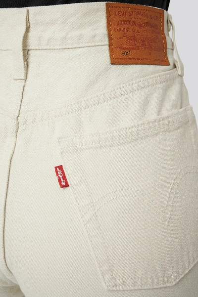 Shop Levi's 501 Crop Neutral Ground - Beige