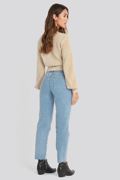 Shop Chloé Straight Leg Jeans - Blue In Mid Blue