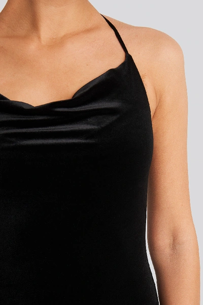 Shop Trendyol Strap Neck Midi Dress - Black