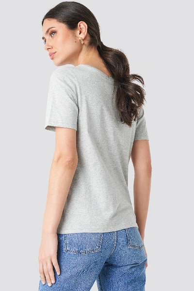 Shop Na-kd Nowhere Oversized T-shirt - Grey In Grey Marl