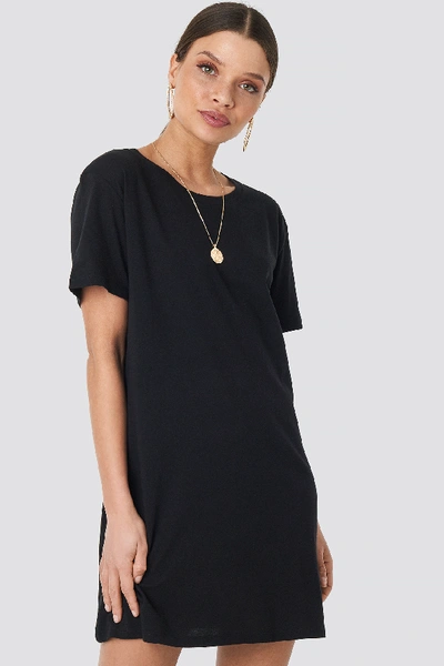Shop Na-kd T-shirt Dress - Black