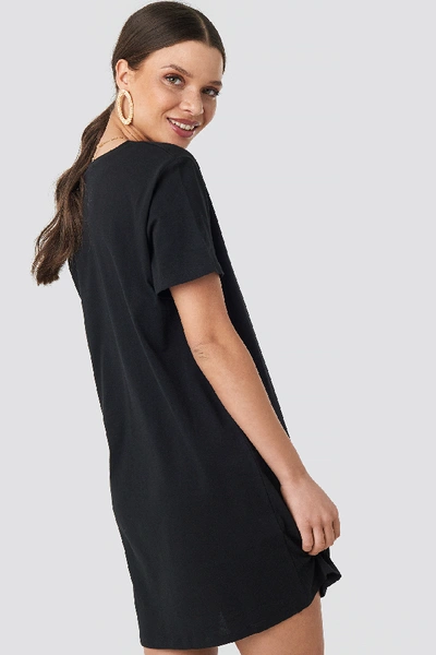 Shop Na-kd T-shirt Dress - Black