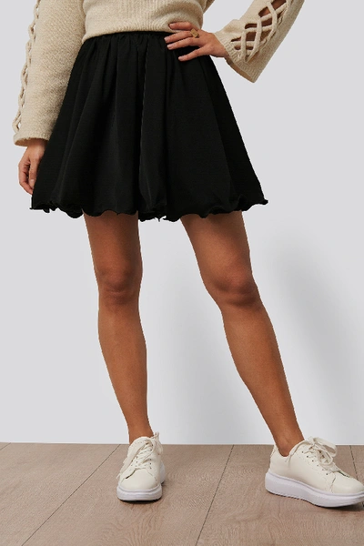 Shop Anika Teller X Na-kd Circle Mini Skirt Black