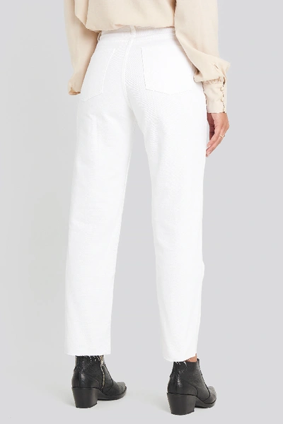 Shop Chloé Straight Leg Jeans - White