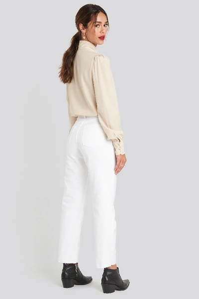 Shop Chloé Straight Leg Jeans - White