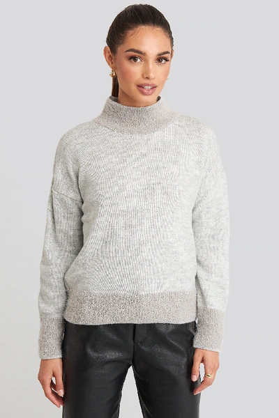 Shop Trendyol Beard Yarn Sweater Grey In Gray