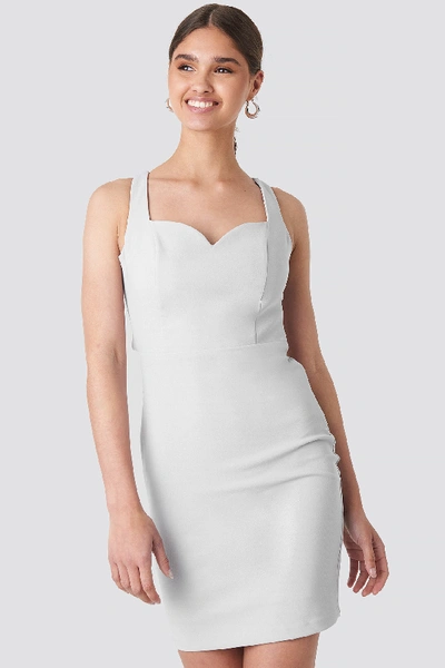 Shop Trendyol Milla Halter Mini Dress - Grey In Gray