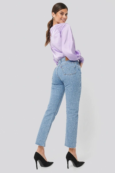 Shop Levi's 501 Crop Jeans - Blue In Tango Beats