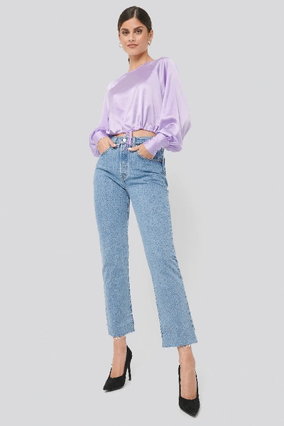 Shop Levi's 501 Crop Jeans - Blue In Tango Beats