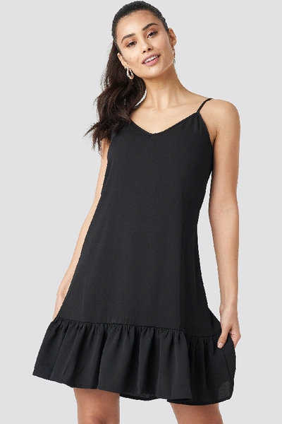 Shop Trendyol Flyover Mini Dress - Black