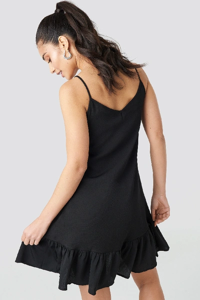 Shop Trendyol Flyover Mini Dress - Black