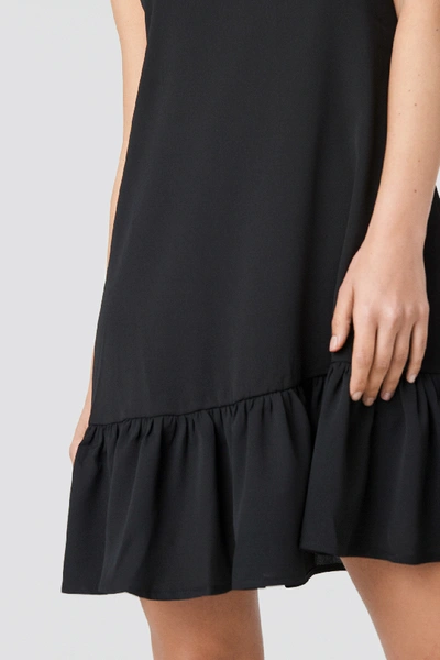 Shop Trendyol Flyover Mini Dress - Black