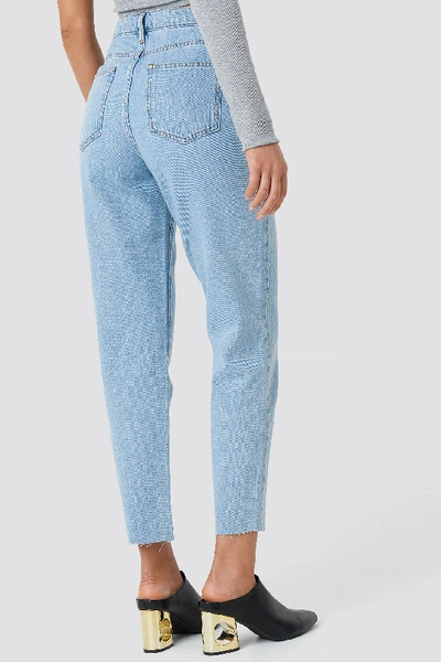 Shop Chloé Cropped Denim Pants In Blue