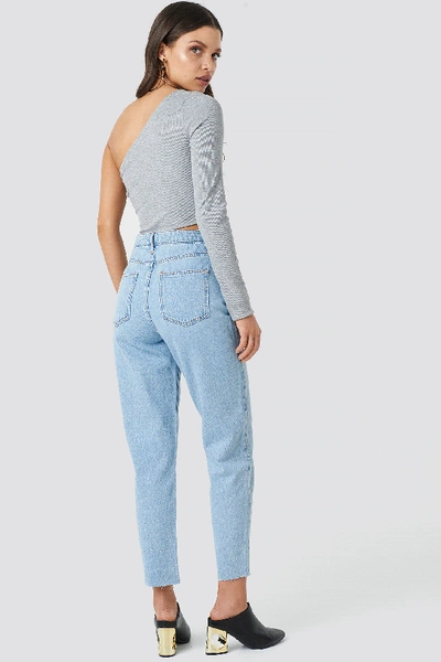 Shop Chloé Cropped Denim Pants In Blue