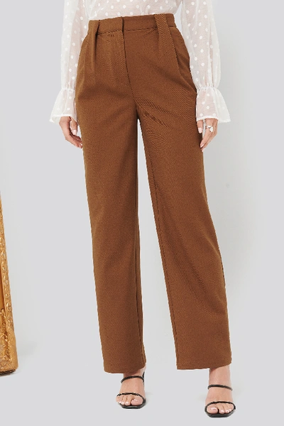 Shop Chloé Pleat Front Pants - Brown
