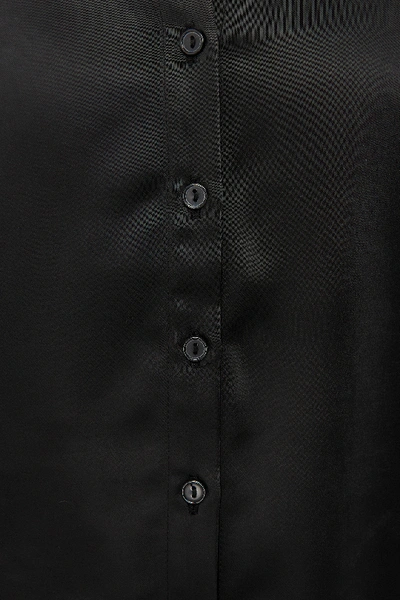 Shop Romy X Na-kd Sleeve Detail Satin Blouse - Black