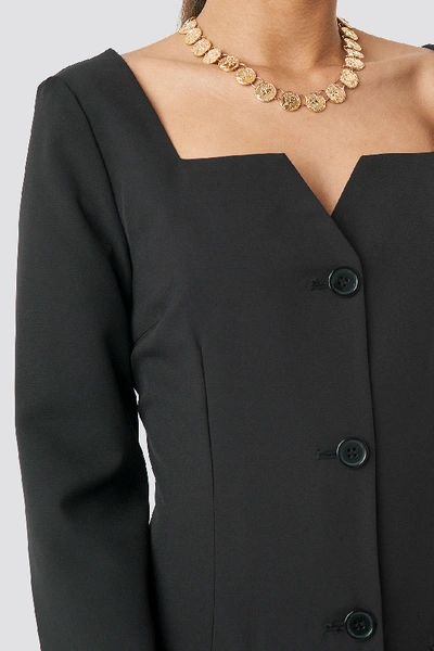 Shop Na-kd Fitted Blazer Dress - Black