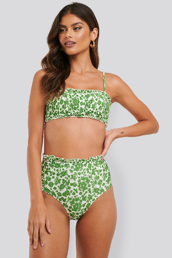 green high waisted bikini