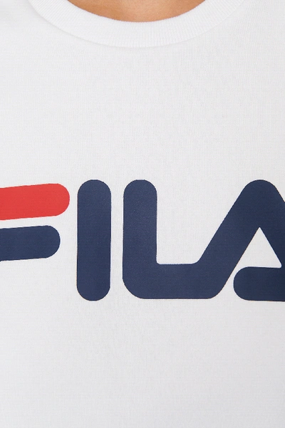 Shop Fila Classic Pure Crew Sweat White In Bright White