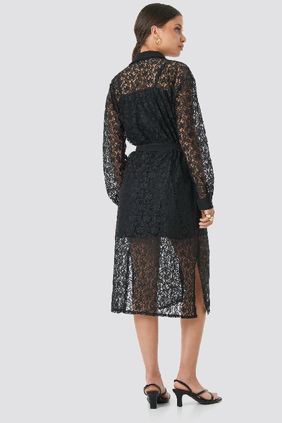 Shop Trendyol Milla Lace Midi Dress - Black