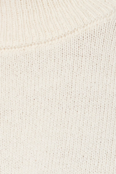 Shop Pamela X Na-kd Recycled High Neck Sweater - Offwhite