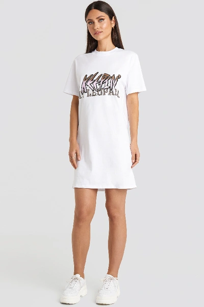 Shop Karo Kauer X Na-kd Keepin It T-shirt Dress - White